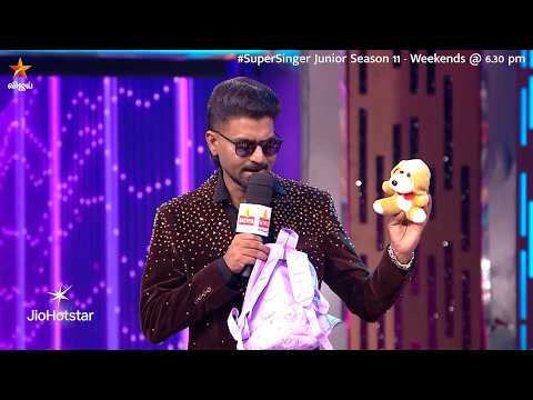 கரடி பொம்மை மேல அப்படி என்ன கோவம் Ma Ka Pa ? | Super Singer Junior 11 | Episode Promo thumbnail