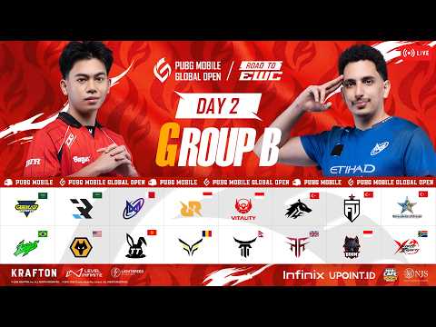 [ID] 2026 PMGO S1 Main Event | Group B | PUBG MOBILE GLOBAL OPEN Season 1 thumbnail