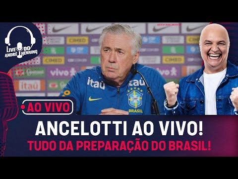 AO VIVO: COLETIVA DE CARLO ANCELOTTI + TUDO DO TREINO DA SELEÇÃO BRASILEIRA! thumbnail