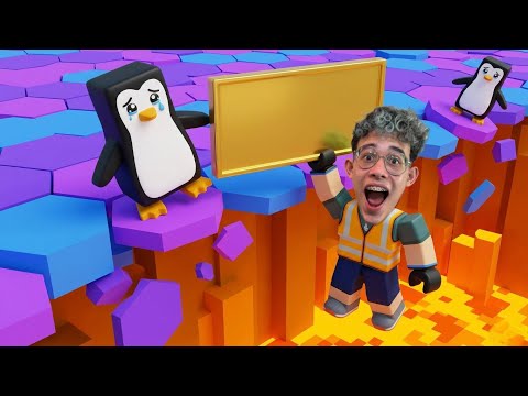 O ÚLTIMO PINGUIM NO GELO VENCE - Roblox Knockout  thumbnail
