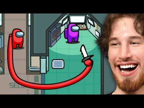 Trolling My Friends With INFINITE KILL RANGE in Among Us thumbnail