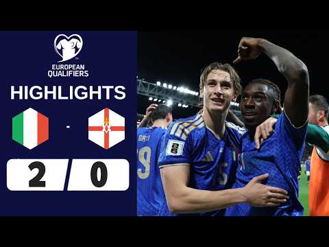 Italia - Irlanda del Nord 2-0 | Gli Highlights | Qualificazioni Mondiali thumbnail