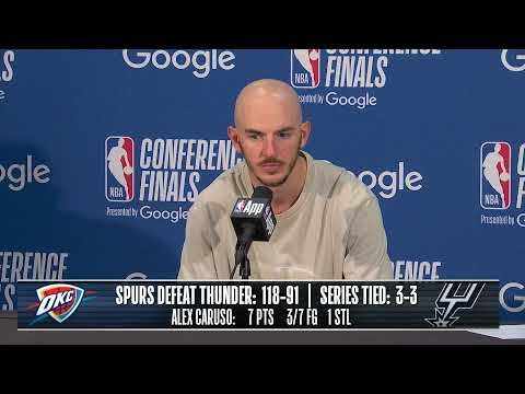 Oklahoma City Thunder vs. San Antonio Spurs | Game 6 Postgame Media Availability thumbnail