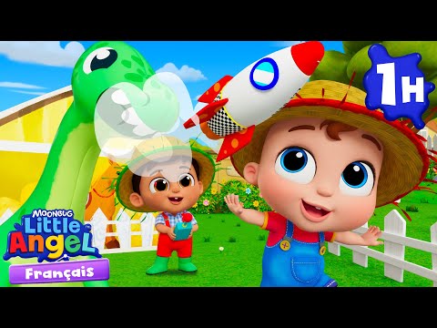 Le vieux Mac Donald à une ferme | Comptines avec Bébé Louis | Little Angel Français thumbnail