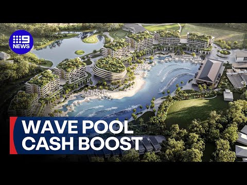 Battle brewing between surf champions to deliver Queensland's first wave pool | 9 News Australia thumbnail