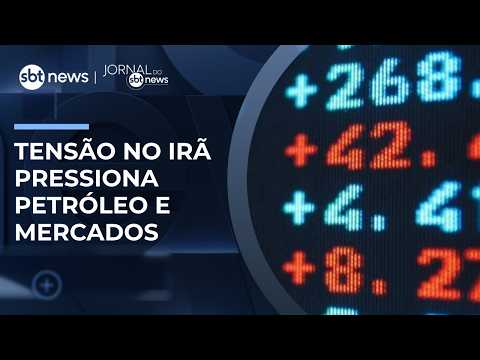 Petróleo sobe e Bolsa cai após tensão no Irã | #JornaldoSBTNews thumbnail