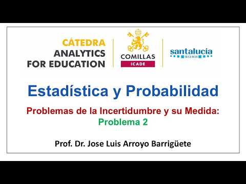 Estadística y Probabilidad. Tema 5: La Incertidumbre y su Medida - Problema 2 thumbnail