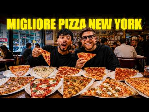 PROVIAMO LA PIZZA PIÙ BUONA DI TUTTA NEW YORK - NON CI POSSO CREDERE È LA PIZZERIA DI SPIDERMAN! thumbnail