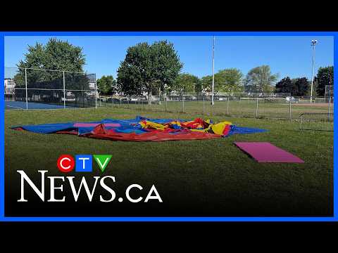 Toddler in critical condition after inflatable castle flies during thunderstorm thumbnail