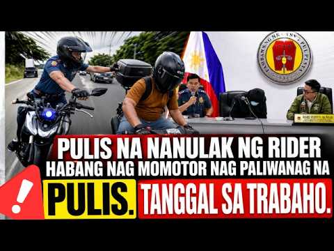 VIRAL NA PULIS NA NANULAK NG RIDER AT ANG HEPE, SINIBAK NI COMMISIONER CALINISAN! BAKIT KAYA? thumbnail
