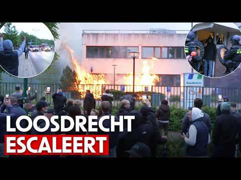 Protest in Loosdrecht tegen AZC loopt volledig uit de hand: 'Ze kreeg een knuppel in haar gezicht!' thumbnail