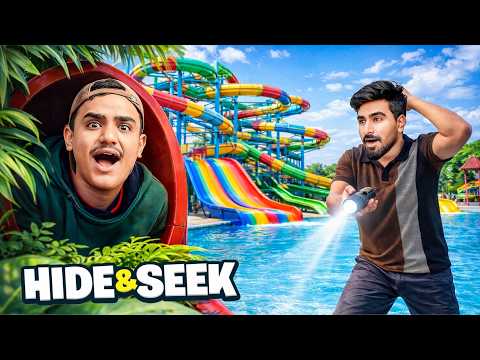 ₹100000 Hide and Seek Challenge At WaterPark ?? thumbnail