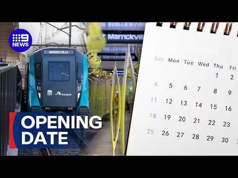 South-west Metro opening date revealed | 9 News Australia thumbnail