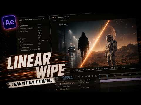 Linear Wipe Transition l After Effects Tutorial thumbnail