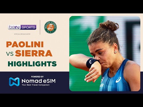 Jasmine Paolini vs Solana Sierra | Roland-Garros 2026 | Match Highlights thumbnail