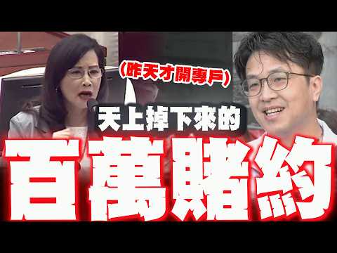 【全程字幕】秦慧珠立下"百萬賭約"! 沈伯洋喊驚喜回應了! 又跳針"不缺電"缺"變電所"! thumbnail