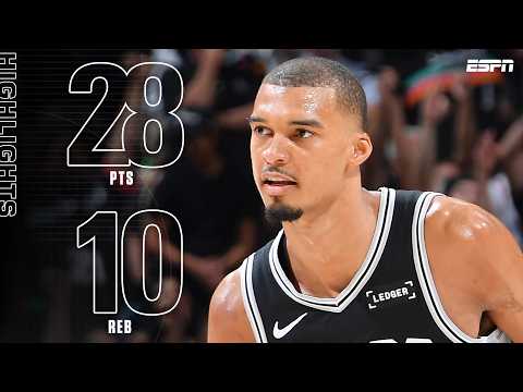 Wemby's 28 PTS & 10 REB in WCF Game 6 forces SPURS VS. THUNDER GAME 7 🍿 | NBA on ESPN thumbnail