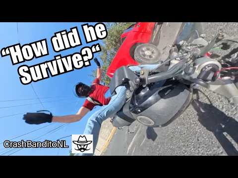 Extreme Motorcycle Crashes & Chaos moments | CrashBanditoNL thumbnail