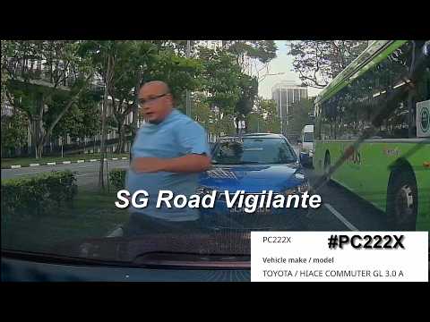 30dec2025  #PC222X toyota hiace driver upset with camcar for not giving way and smash camcar mirror thumbnail
