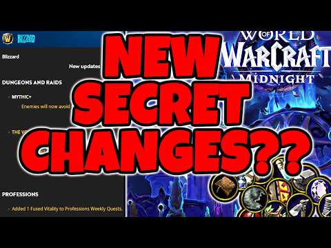 Blizzard CHANGED Professions in Midnight Patch 12.0.5 (Some UNKNOWN Changes?!) thumbnail