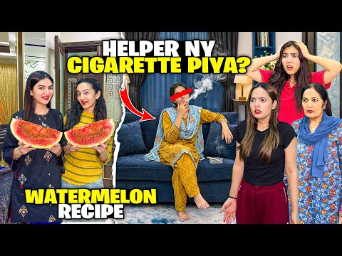 Ayesha Ny Smoking Start Kardi???Spicy Viral Watermelon Recipe??Muzamil Ki New Girlfriend?Sistrology  thumbnail