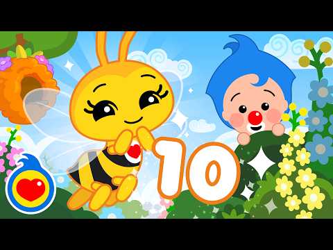Diez Abejitas ?? Canciones Infantiles | Plim Plim thumbnail