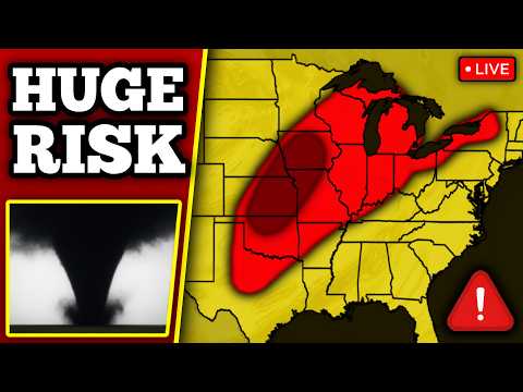 ? BREAKING TORNADO OUTBREAK COVERAGE - Violent Tornadoes Possible With LIVE Storm Chasers... thumbnail