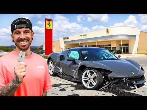 I BOUGHT A WRECKED $330,000 FERRARI 296GTB thumbnail