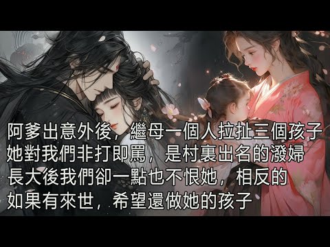 阿爹出意外後，繼母一個人拉扯三個孩子，她對我們非打即罵，是村裏出名的潑婦，長大後我們卻一點也不恨她，相反的，如果有來世，希望還做她的孩子。 thumbnail