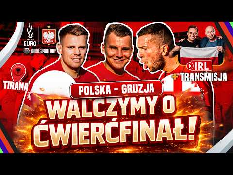 POLSKA - GRUZJA NA ŻYWO | 1/8 FINAŁU EURO SOCCA | TRANSMISJA MECZU + IRL: POL I SŁAWIŃSKI Z ALBANII thumbnail