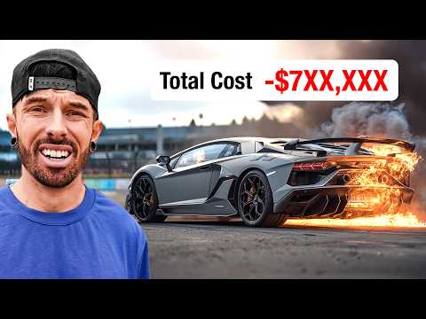I REBUILT A FIRE DAMAGED LAMBORGHINI SVJ thumbnail