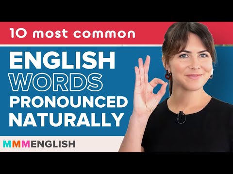 MOST COMMON ENGLISH WORDS PRONOUNCED NATURALLY! thumbnail
