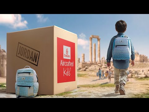 Transforming the Lives of Students in Jordan with Upcycled Schoolbags | Aircrafted KIDS by Emirates thumbnail