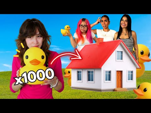 ESCONDÍ 1000 PATITOS por TODA LA CASA | Liza Baez #proyectomagenta thumbnail
