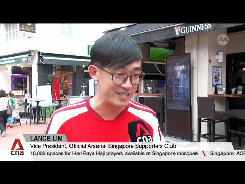 Singapore fans celebrate as Arsenal clinch first Premier League title in more than 20 years thumbnail