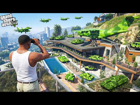 GTA 5 : Franklin's House Raided By Army In Gta 5 ! (GTA 5 mods) thumbnail