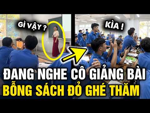 Đang NGỒI HỌC cả lớp đồng loạt GIƠ ĐIỆN THOẠI hướng ra cửa sổ khi phát hiện CUỐN LỊCH | Tin 3 Phút thumbnail