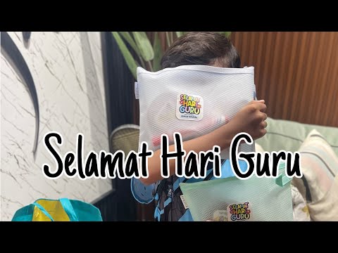 Packing hadiah hari guru untuk guru abang naufal | Selamat hari guru  thumbnail