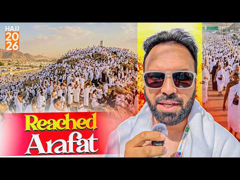 Reached Arafat 😍 🕋 Millions of Hujjaj ❤️ Gather for Dua | Hajj 2026 thumbnail