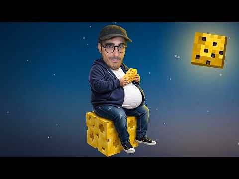Gioco a MINECRAFT con 1 SOLO BLOCCO di FORMAGGIO! *One Block* thumbnail