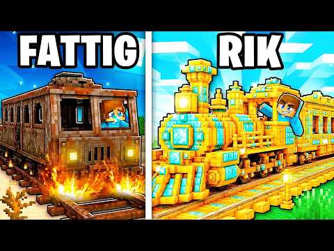 FATTIG vs RIK Tåg Tävling I Minecraft! thumbnail