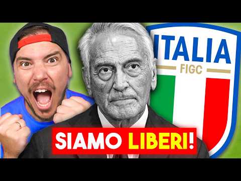 ITALIA: SIAMO LIBERI!! - GRAVINA A CASA!! FUTURO della NAZIONALE? + RISPONDO a CARESSA... thumbnail