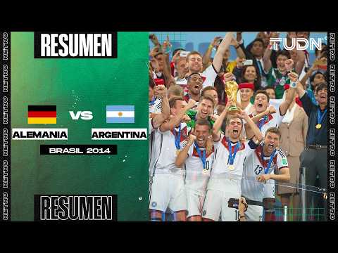 Alemania vs Argentina: El Resumen de una Final Histórica del Mundial ⚽️🔥 I TUDN thumbnail