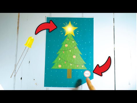 DIY Glowing Christmas Tree Craft: Easy LED Circuit Project for the Holidays thumbnail