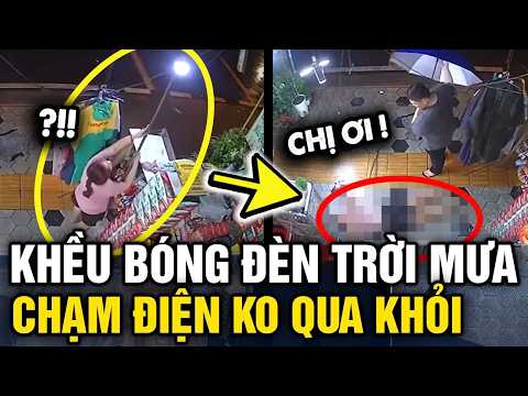 Trời mưa KHỀU BÓNG ĐÈN, người phụ nữ bị CHẠM Đ.IỆN rồi RA ĐI MÃI MÃI | Tin 3 Phút thumbnail