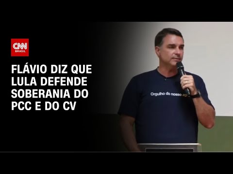 Flávio diz que Lula defende soberania do PCC e do CV: "Não vamos admitir" | BOLETIM CNN thumbnail