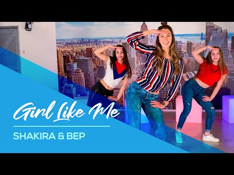 Girl like me - Black Eyed Peas & Shakira - Easy Fitness Dance Video - Choreography thumbnail