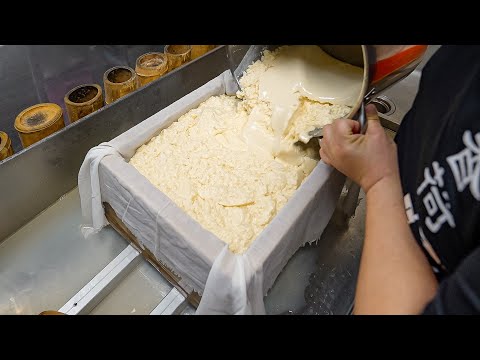 Handmade Tofu, Mapo Tofu & Soy Milk Making / 豆腐, 豆乾, 豆漿 - Taiwan Street Food thumbnail