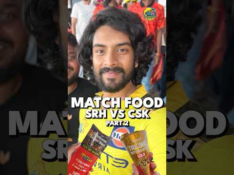 Everything I Ate as CSK Lost Again in Hyderabad ?? thumbnail
