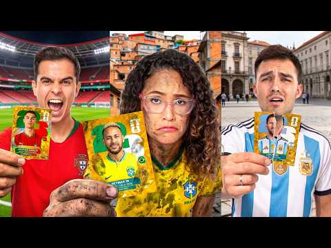 COMPLETEI TODAS AS FIGURINHAS LENDÁRIAS DA COPA 2026 EM 3 PAÍSES DIFERENTES! thumbnail